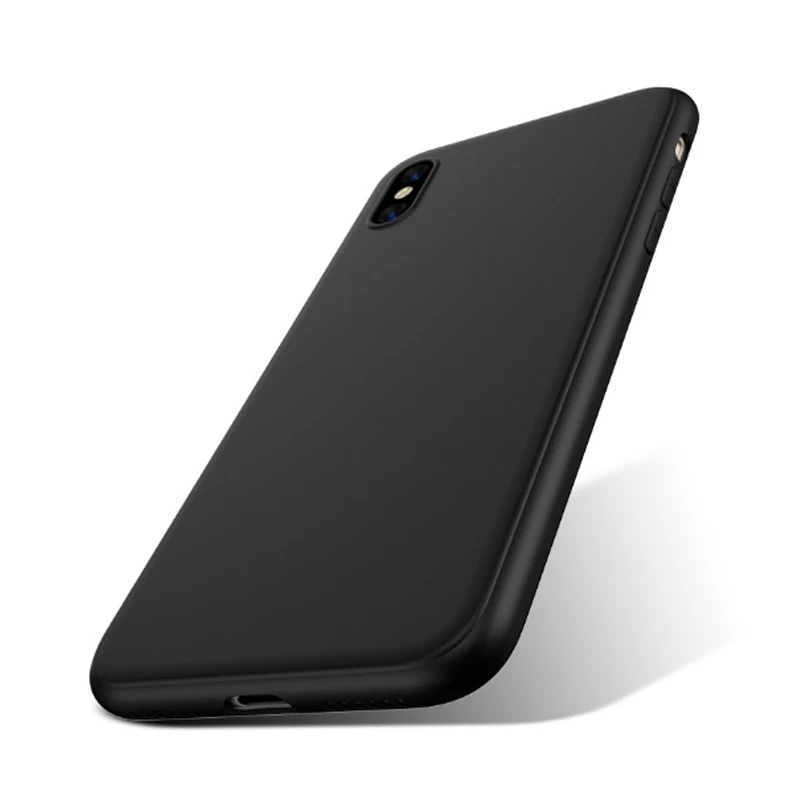 Mutural Черный Твердый чехол для Iphone 6 7 8 Plus X модные Повседневное половины завернутый