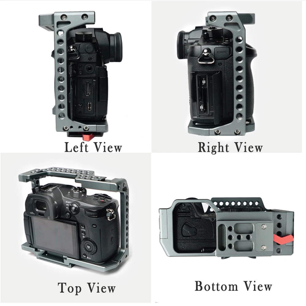 WARAXE DSLR Camera Cage with Quick Release NATO Handle for Sony A7II /A7SII /A7MII /A7RII /A72 Extension Kit-2851 | Электроника