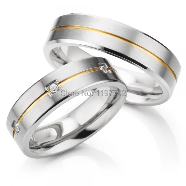 

custom 5mm comfort fit his and hers lover bridal rings titanium wedding band anniversary rings sets titan trauringe