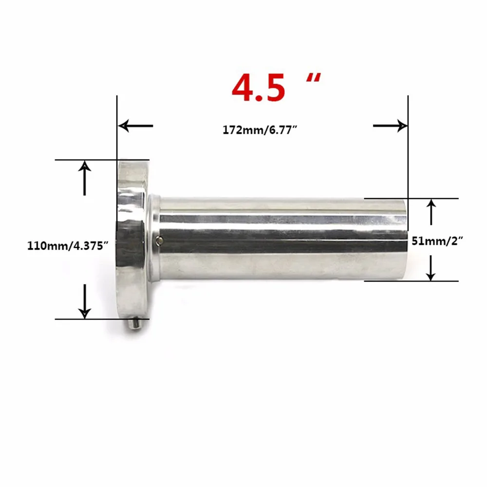 Универсальный автомобильный глушитель CNSPEED выхлопной трубы 85 мм = 3 5 дюйма 98 4 110