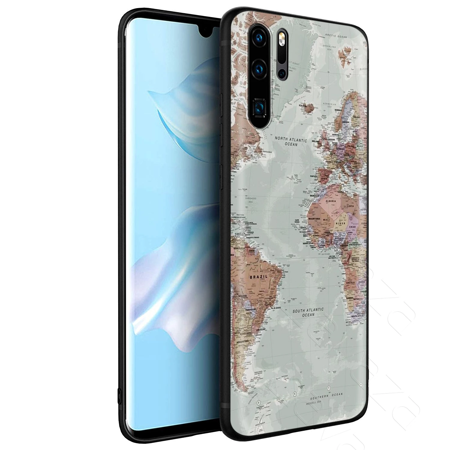 Lavaza Travel World Map Plane Plans Case for Huawei Mate 30 20 Honor 6a 7a 7c 7x 8C 8x 9 10 Nova 3i 3 Lite Pro Y6 2018 |