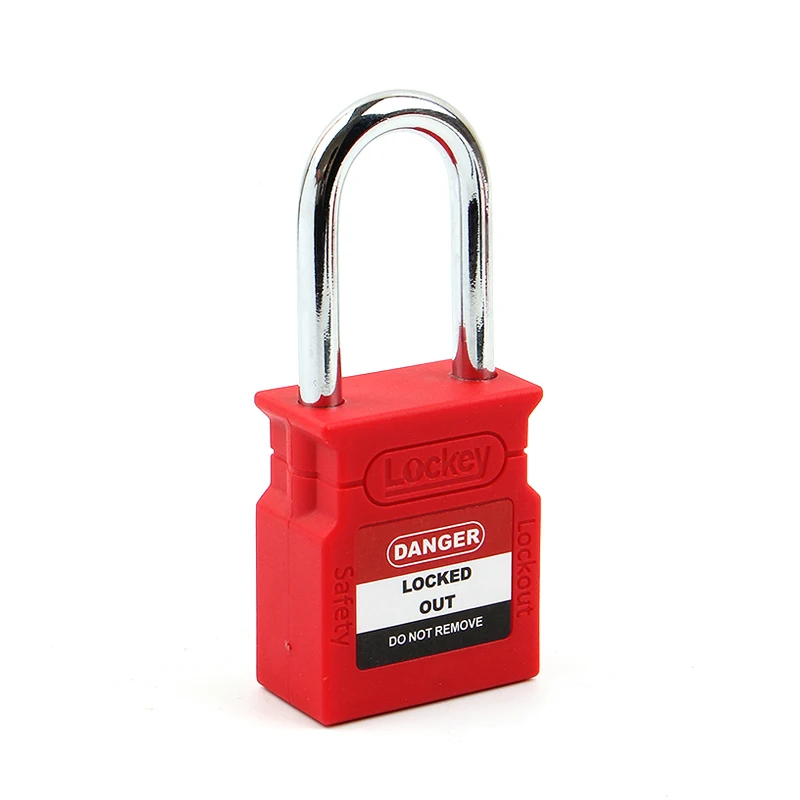 Замок безопасности Lockey стальная нейлоновая скоба замок с блокировкой и ключом
