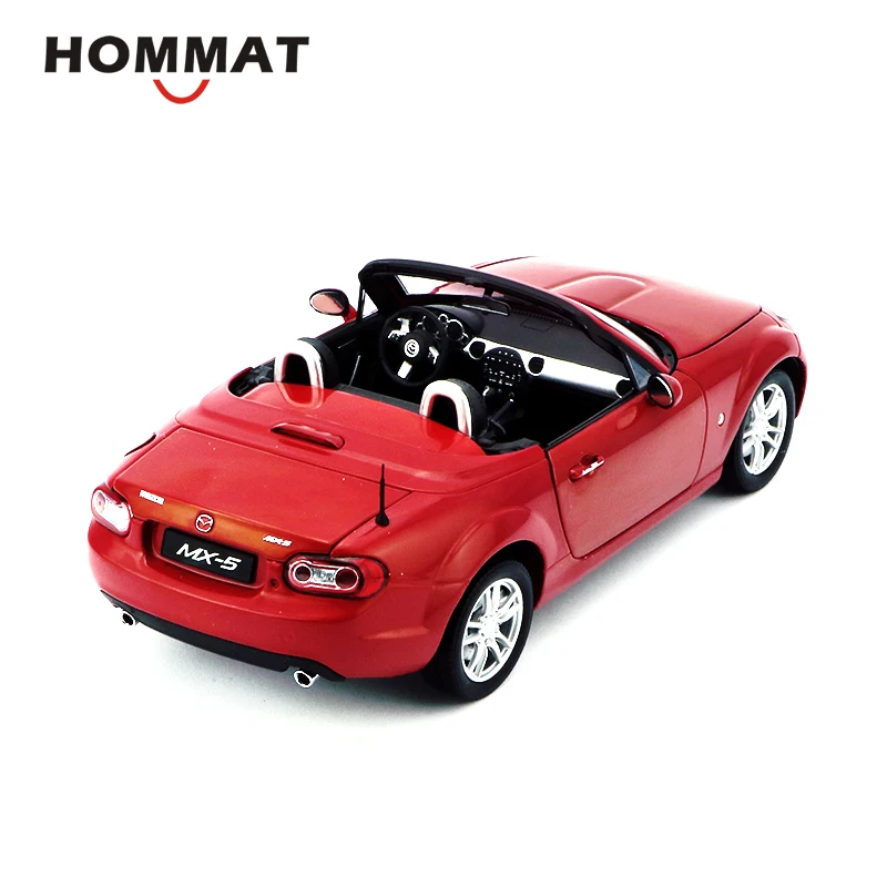 Домашний коврик имитация 1:18 весы Mazda MX 5 Cabriolet из сплава литая под давлением модель