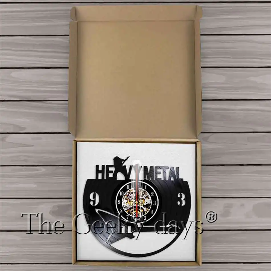 Electric Guitar Design Vinyl Record Wall Clock - Get Unique Home Room Or Office Decor-Musical Instruments Modern Art | Дом и сад