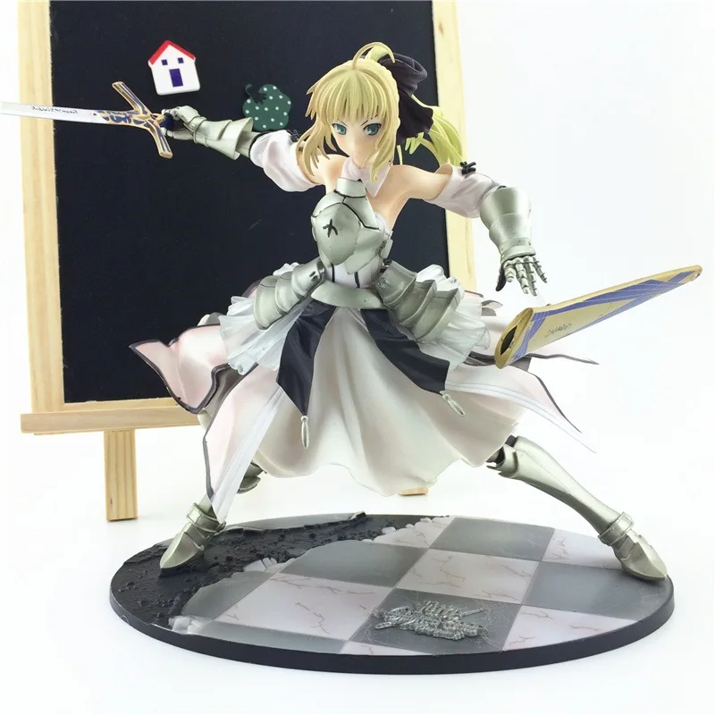 

Fate Stay Night Unlimited Codes Saber Lily 1/7 Scale 22cm PVC Action Figure Figurines Collection Model Toy T30