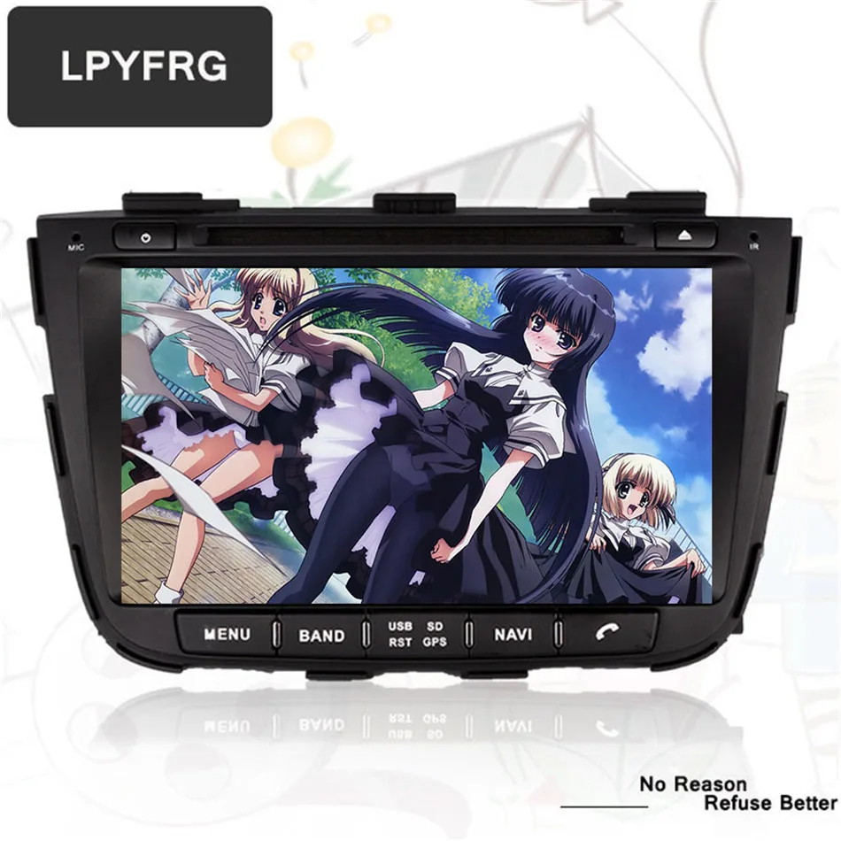 Автомагнитола kia Sorento с восьмиядерным процессором android 10 0 dvd gps навигацией 2 din|2 din