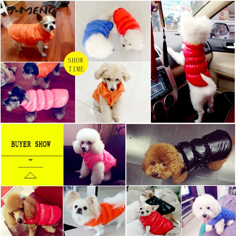 Женская теплая одежда для маленьких собак зимнее повседневное пальто куртка