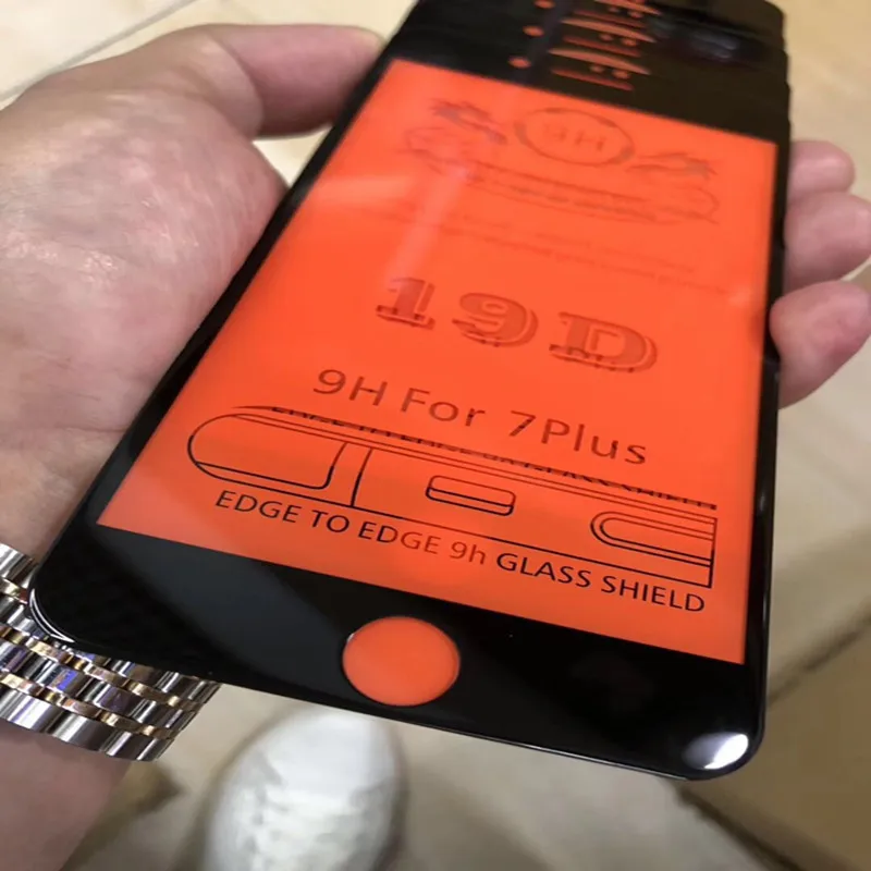 19D закаленное стекло для iphone XS XR Max полное покрытие экрана Защитная пленка 6 6s Plus 7 8