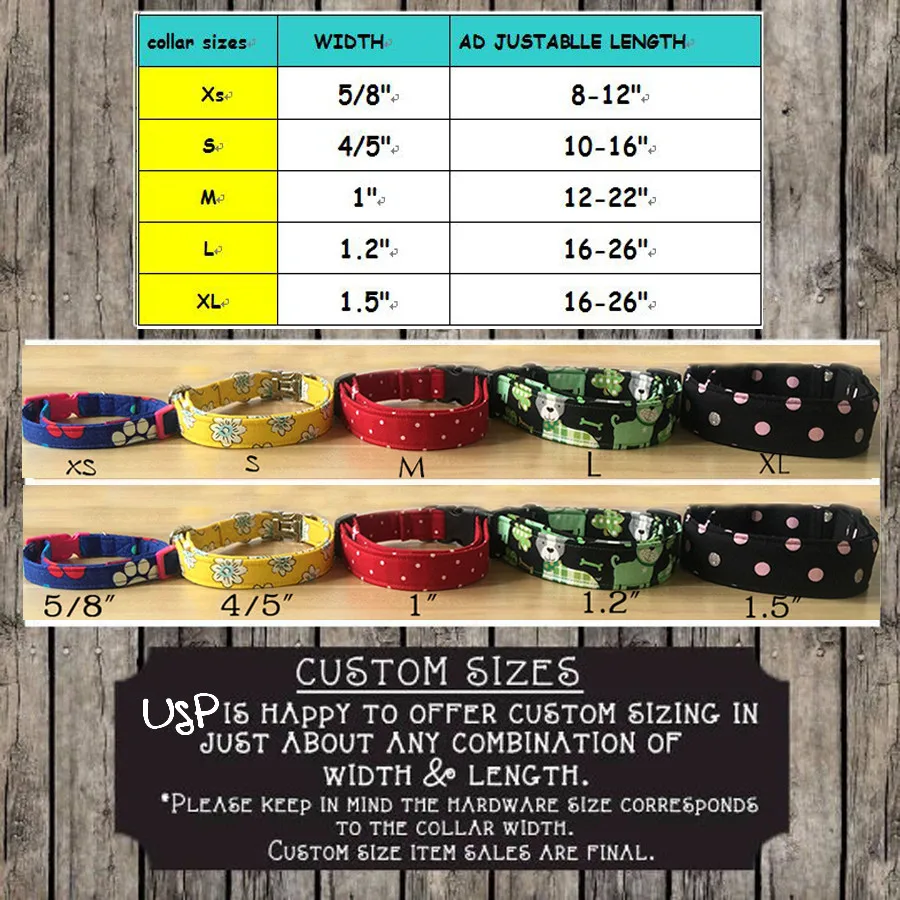 Набор из ошейника или поводка для собак со звездами и полосками хлопковое