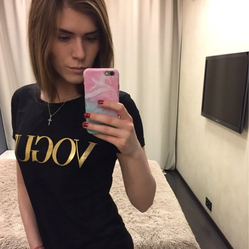 2019 новейшие летние хлопковые топы рубашки VOUGE с золотыми буквами футболка