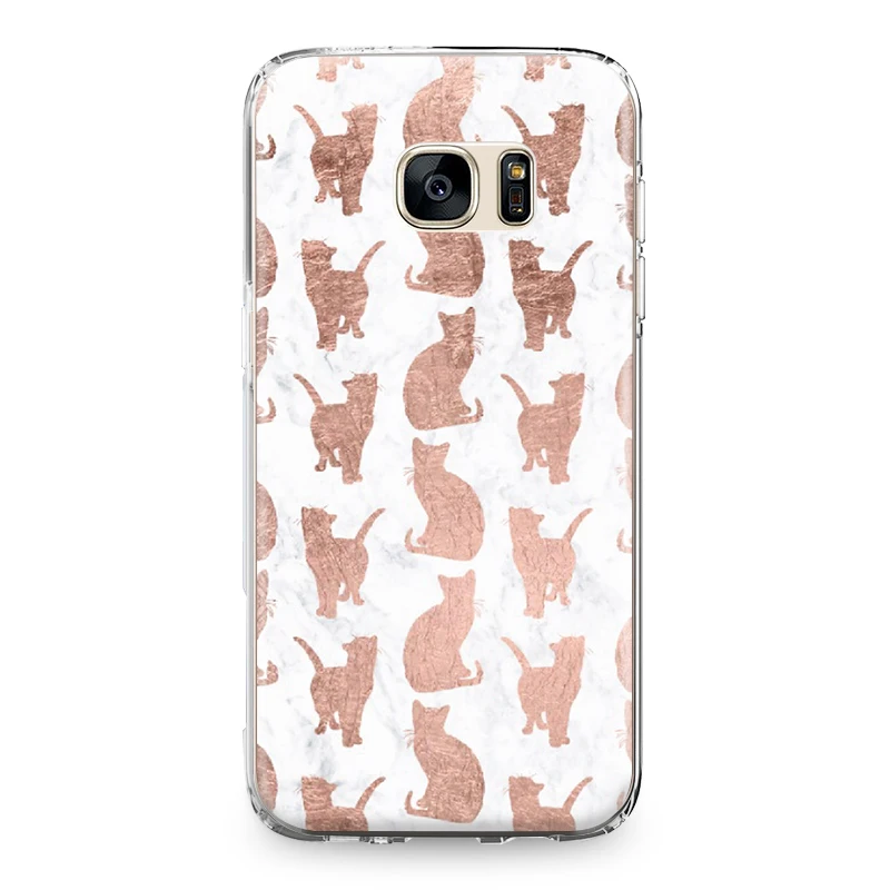 Для Samsung Galaxy J3 J5 J7 A3 A5 A8 2015 2016 2017 2018 силиконовый чехол Геометрическая линия мрамор