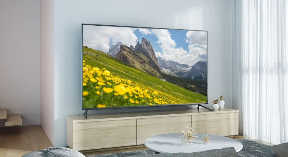 Xiaomi tv 4 75 дюймов английский интерфейс 4K Ultra-thin11.4mm корпус интеллектуальный пульт дистанционного управления 4K HDR 2 ГБ+ 32 ГБ Dolby sound