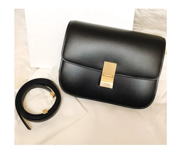 1black small Роскошные сумки женские сумки дизайнерские кожа тофу-коробка маленькая квадратная кожа Повседневная Наплечная Сумка для стюардессы - Цвет: 1black small