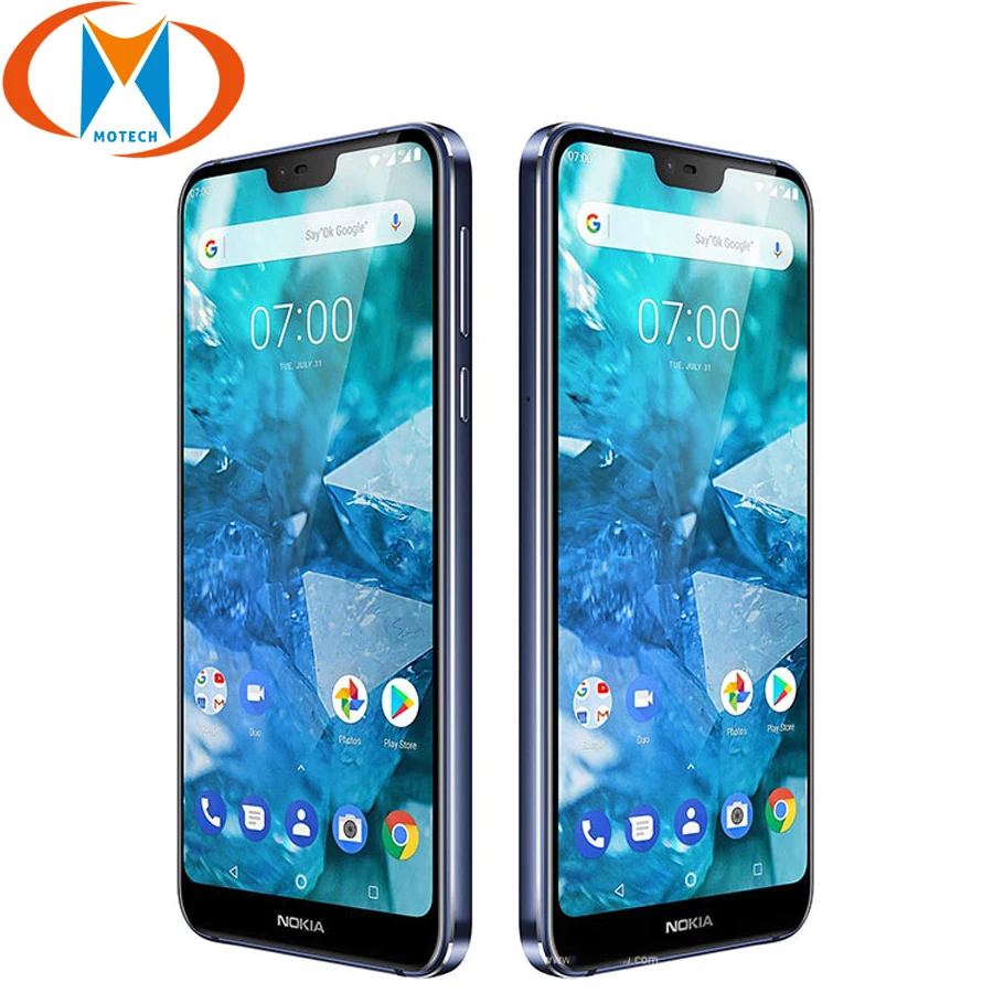 Новый смартфон Nokia 7 1 глобальная версия TA 1097 5 84 дюймов Восьмиядерный Snapdragon 4 Гб ОЗУ