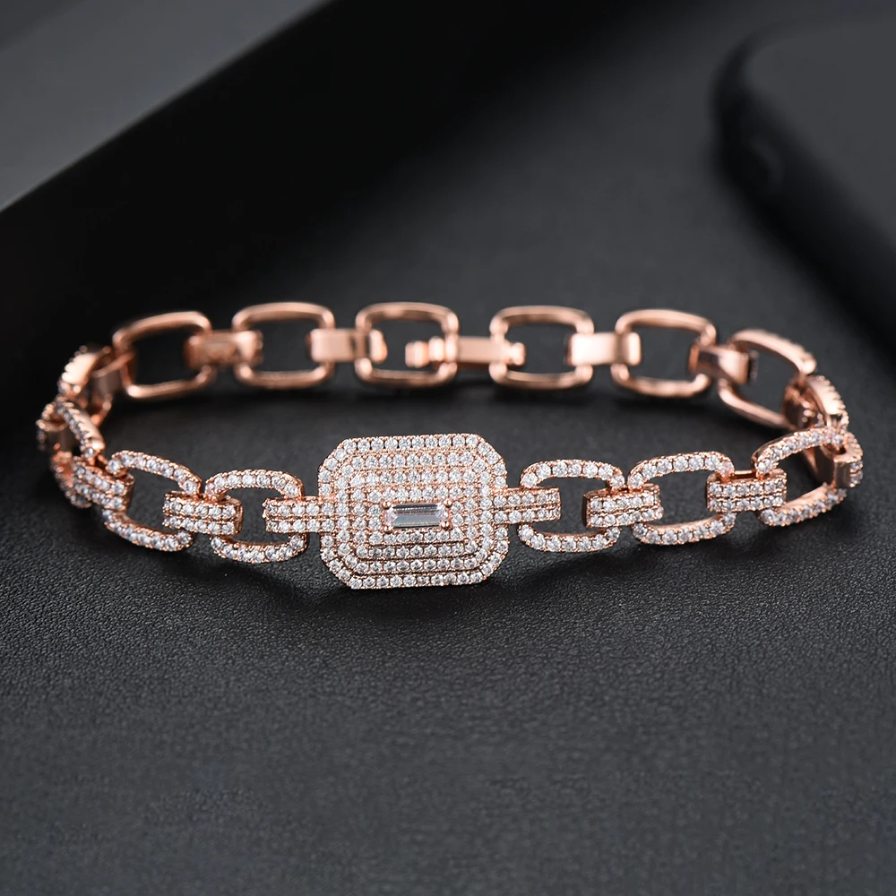 Missvikki Нигерийский Африканский Дубай роскошный свадебный браслет в форме цепочки