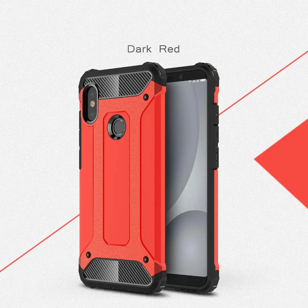 Red Защитный чехол VRSDES для Xio mi Red mi Note 5 Pro mi 8 6X 5X A1 A2, силиконовый чехол+ PC чехол Xio mi Red mi 6 6A S2 5 Plus Note 6 Pro - Цвет: Red