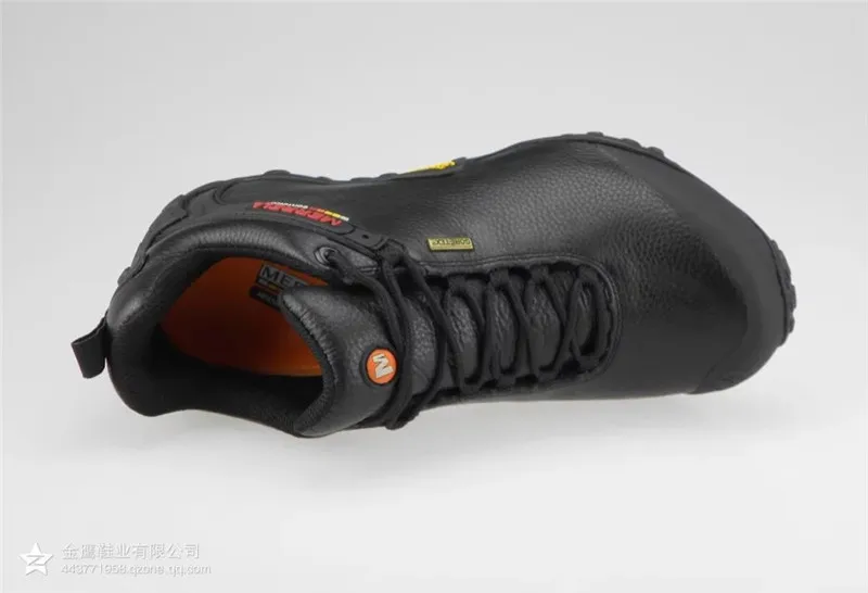 Новое поступление Merrell Мужская Уличная походная обувь, черная кожаная верхняя обувь