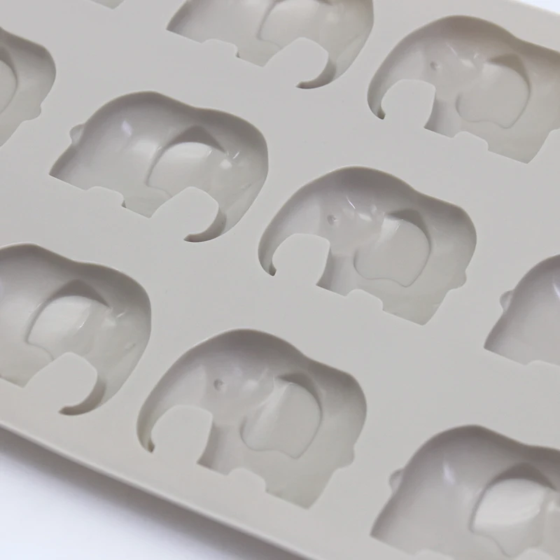 Силиконовая форма в форме слона для шоколада печенья помадки торта инструмент
