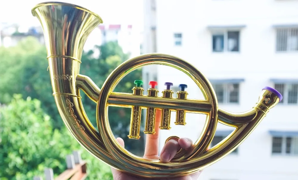 Детские Инструменты детские игрушки музыка игрушка французский Рог|toy french horn|toys