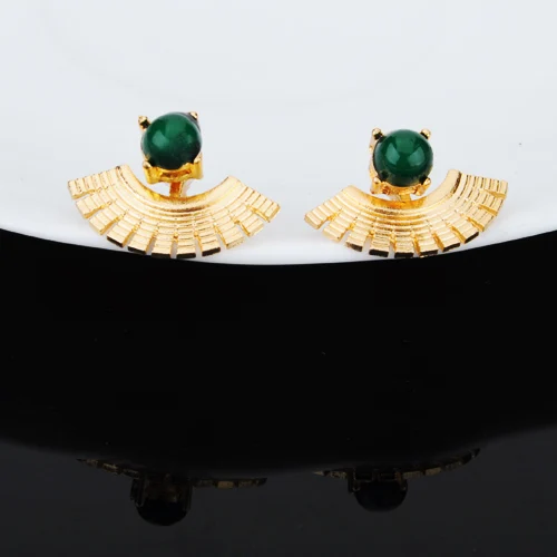 Новые Богемные аксессуары для винтажных аксессуаров золотистые серьги с синими