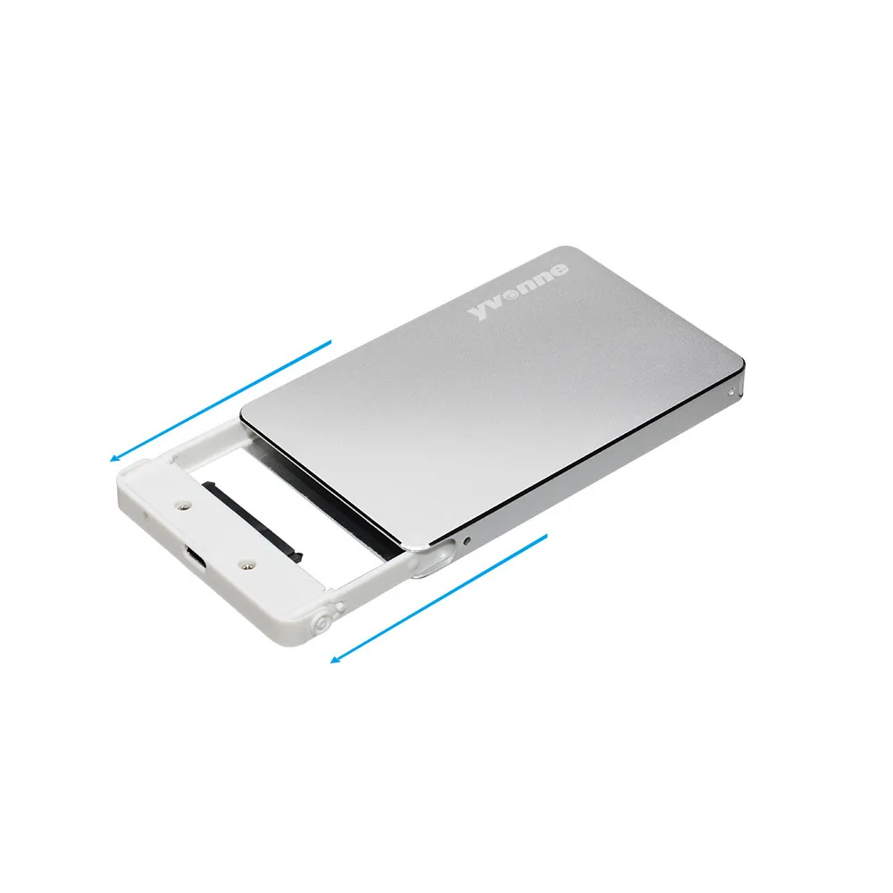 Yvonne HDD корпус SATA к USB 3 0 адаптер коробка HD жесткий диск Внешний для SSD диска 2 5/2 6/2 7/2 8