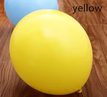 yellow 20 шт./лот латексные шары воздушный шар на день рождения свадьба globos слоновая кость белый розовый персик Бирюзовый мятный зеленый цвет баллоны с гелием Рождество - Цвет: yellow