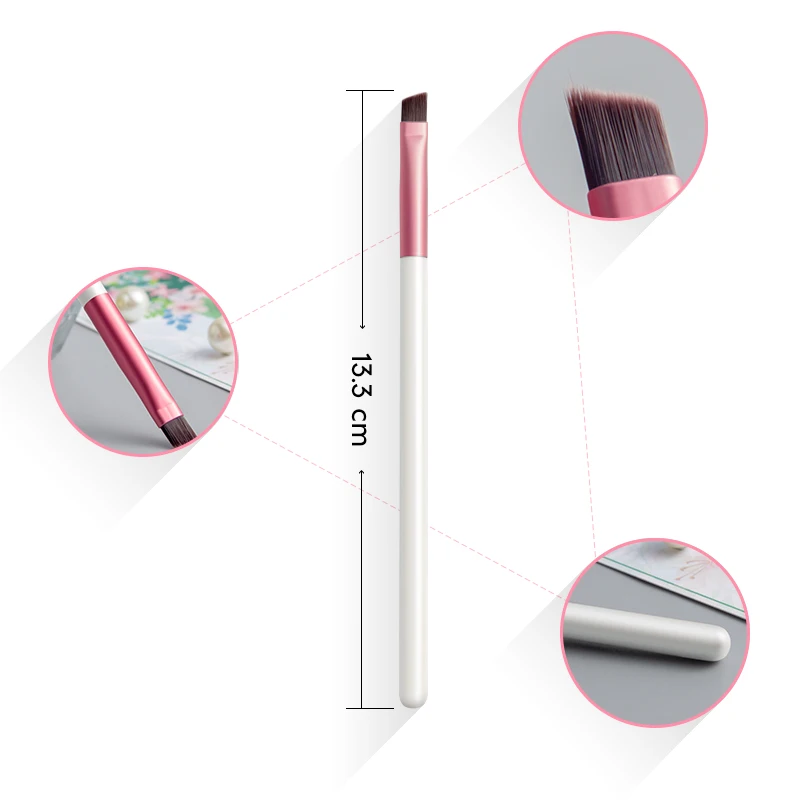 Anmor кисть для подводки глаз бровей рекомендуемый инструмент макияжа с деревянной