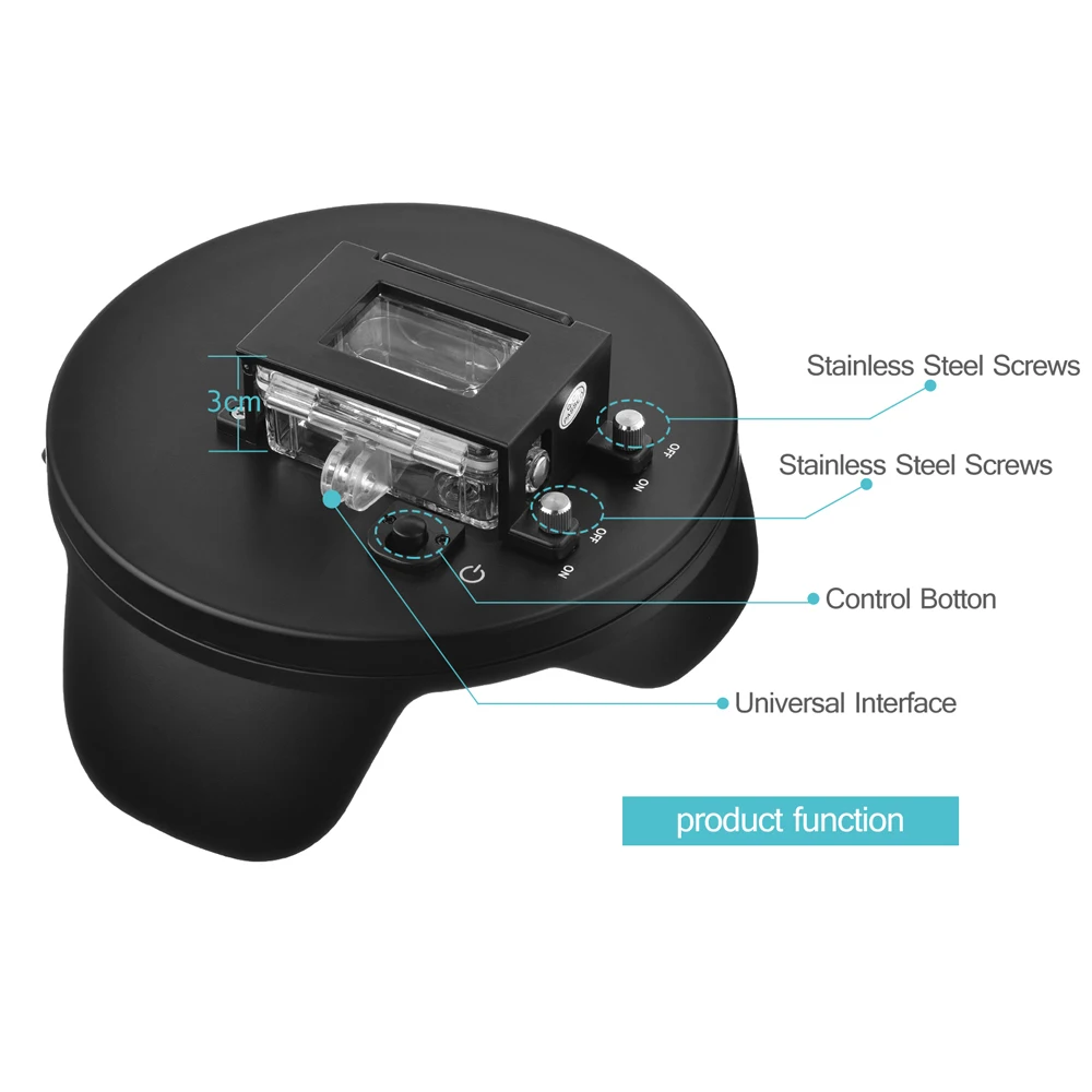 Стрелять 6 дюймов купол порт для GoPro Hero 4 3 + камера с ручной Go Pro стабилизатора и