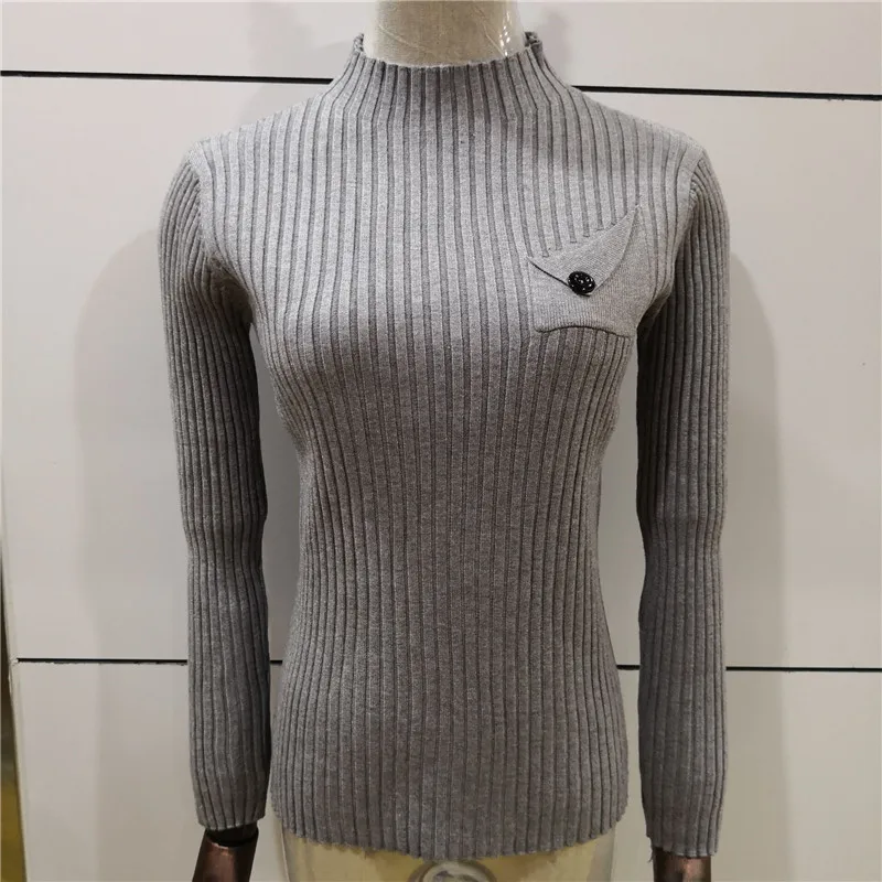 New Knitted Pullovers Women Sweaters 2018 Autumn Winter Casual Turtleneck Long Sleeve Pullover Fashion Pull Femme Sweater | Женская