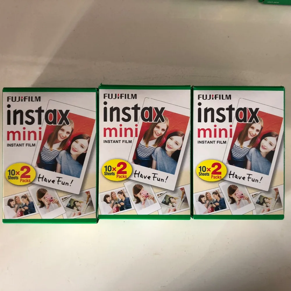 Original Fuji Fujifilm Instax Mini Film 60 sheets pcs Photo Papers For mini 9 7s 8 90 25 55 Share SP-1 Instant Camera | Электроника