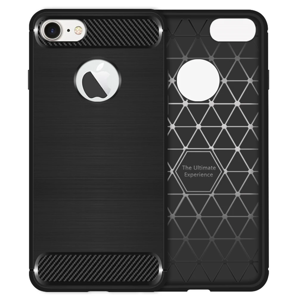 Прочный матовый тпу анти стук телефон case для iphone 7 плюс случаи обложка iphon7 коке