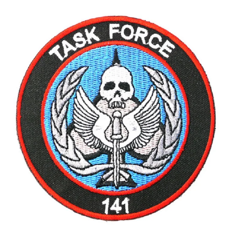 Целевая группа 141 нарукавник тактическая вышитая нашивка личные значки крючок и