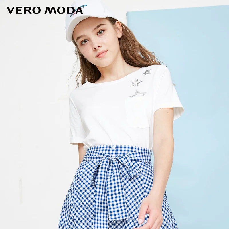 Vero Moda Новая Летняя женская футболка | 318301507|Футболки|