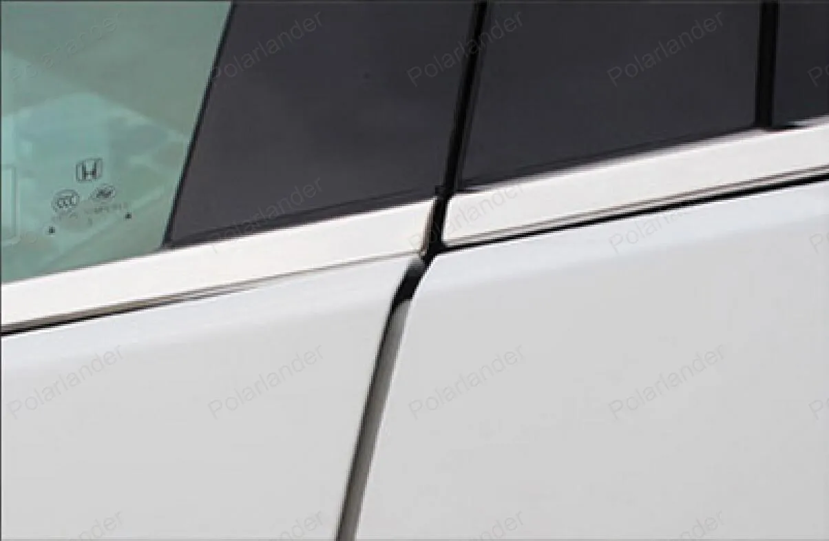 Лучшие продажи автомобильный Стайлинг нержавеющая сталь полностью обшивка окна