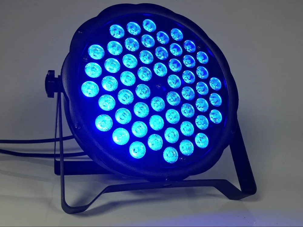12 шт./RGB 3in1 54X3W светодиодный PAR Светильник + F светильник чехол DMX512 AC110-240V par диско s