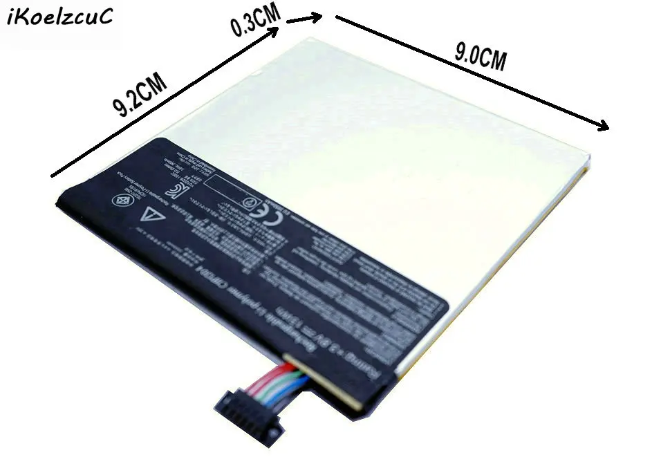 iKoelzcuC 1pcs C11P1304 3950mAh / 15Wh tab Replacement Battery + GIFT for Asus Memo Tablet PAD HD 7 ME173X HD7 ME173 K00B Retail | Мобильные