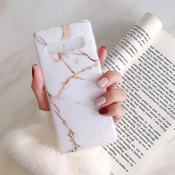 e LOVECOM винтажный мраморный чехол для телефона samsung Galaxy Note 10 Pro A51 A50 A70 A40 S10 S10e S8 S9 S7 Plus Мягкий IMD чехол-накладка - Цвет: e