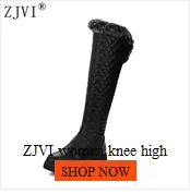 ZJVI/модные женские сапоги до колена; зимние женские сапоги до бедра из нубука; Женская мода года; женская обувь на высоком квадратном каблуке