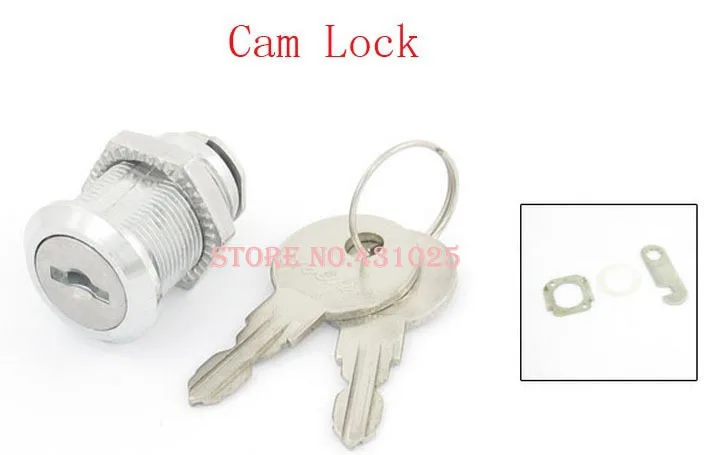 Office Funiture Replacement Metal Plate Glass Doors Security Cylinder Cam Lock 2sets | Обустройство дома