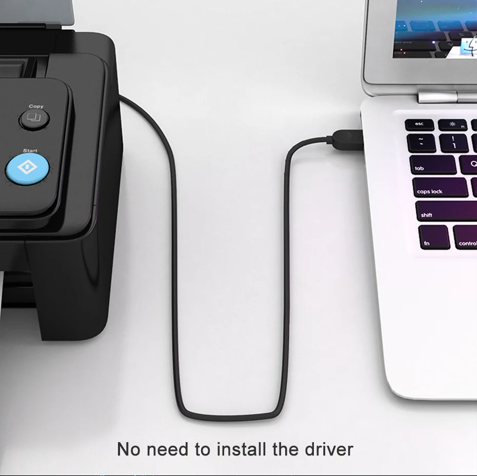 SAMZHE USB кабель USB для принтера 3,0 кабель для печати типа A папа-B папа для Canon Epson hp принтер к компьютеру 0,5 м 1 м 1,5 м 2 м 3 м