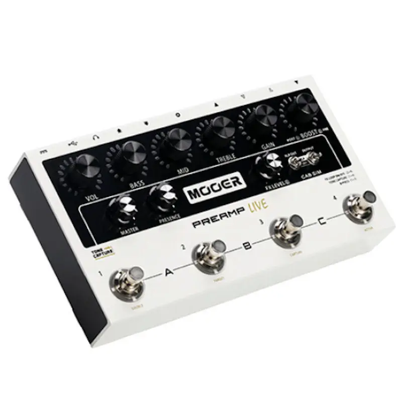 Mooer M999 цифровая преампер живая Гитара педаль эффектов оснащена 12 независимыми