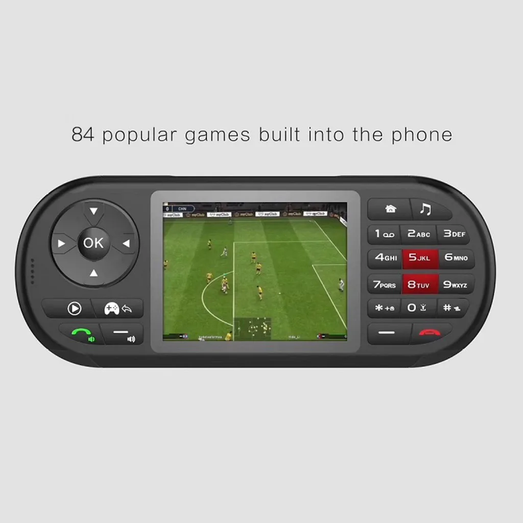 Мини LDK игра 2,6 дюймов экран портативная игровая консоль ностальгическая детская Ретро игра GPRS двойная SIM Встроенный 84 игровой мобильный телефон