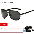 Мужские солнцезащитные очки VEITHDIA, из алюминиево-магниевого сплава с поляризационными стеклами, для вождения и рыбалки, 2019