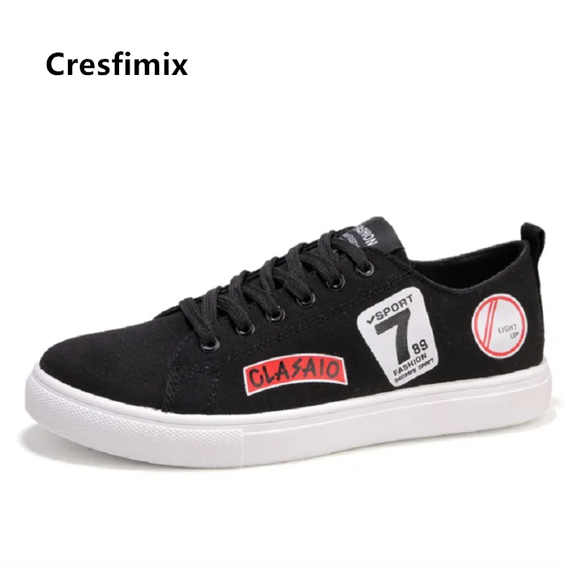 

Cresfimix Zapatos Masculinos; Мужская крутая удобная обувь черного цвета на шнуровке; сезон весна-осень; Мужская Повседневная Белая обувь; крутая обувь; ...