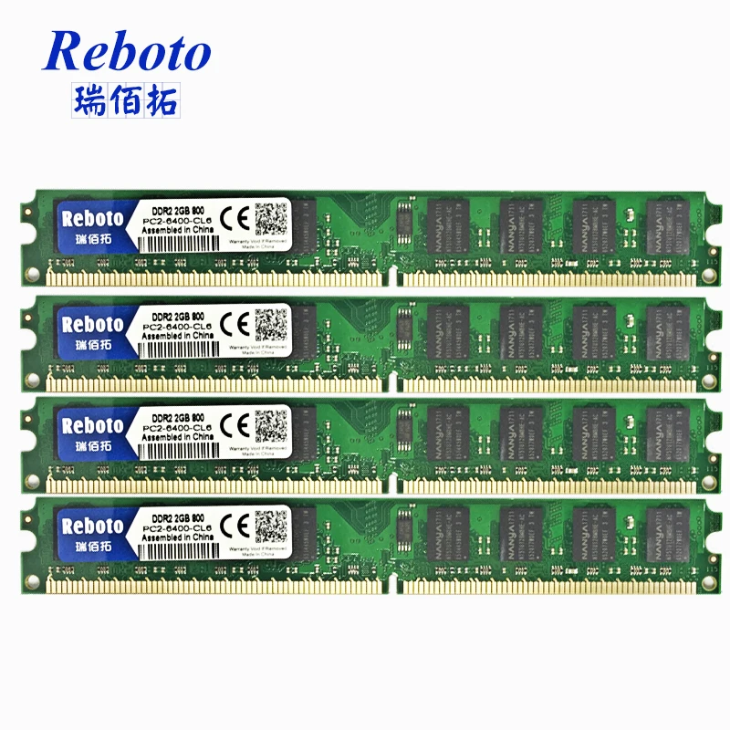 DDR2 8 Гб (4x2 Гб) 800 МГц ОЗУ ПК Память DIMM 200pin совместима с Intel и AMD | Компьютеры офис