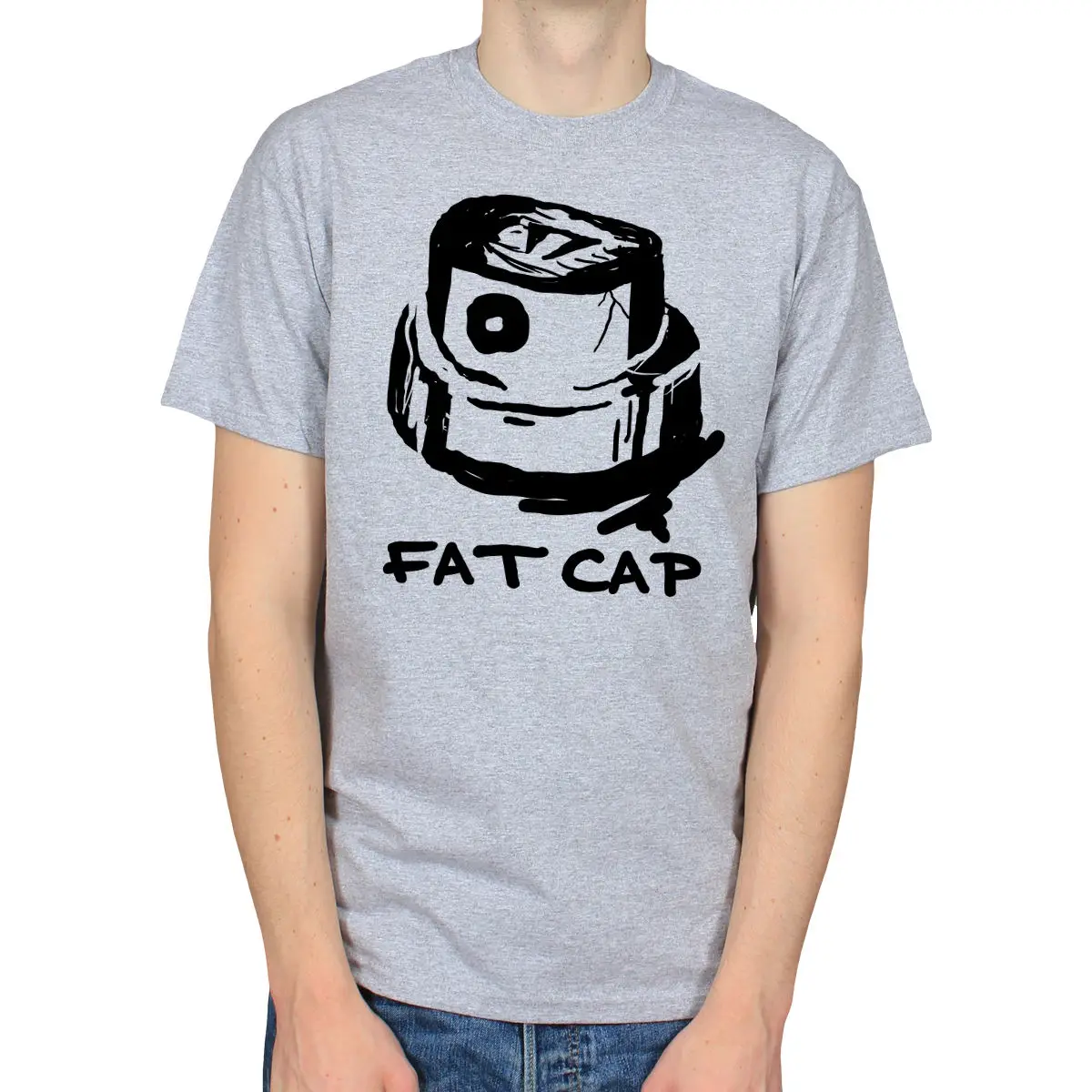FAT CAP SPRAYPAINT GRAFFITI STREET ART TAGGING BOMBING SCENE T-SHIRT TEE High Quality Men T Shirts top tee | Мужская одежда