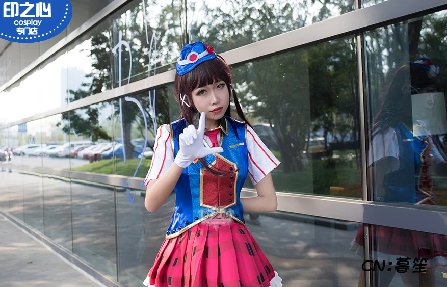 Аниме Love Live! Солнечный свет! Aqours Kurosawa Dia счастливечерние Тия униформа для поездов