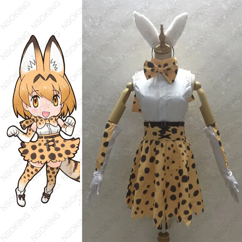 Новый игровой костюм для косплея Kemono Friends |