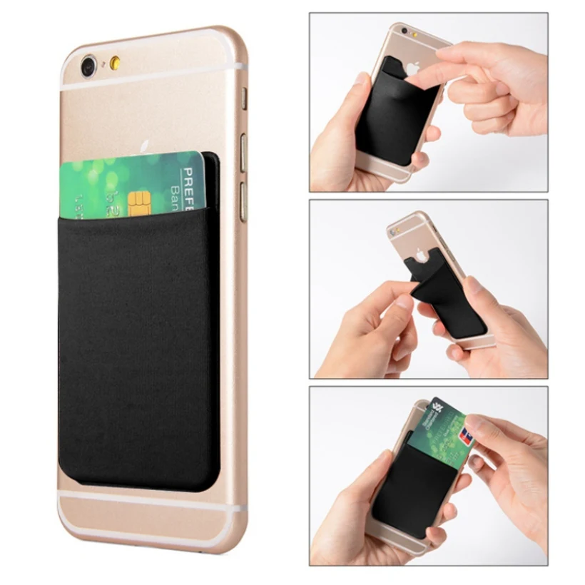 Чехол кошелек для iPhone 5 6 S 7 8 X Redmi гибкий чехол клейкий кредитных карт Набор