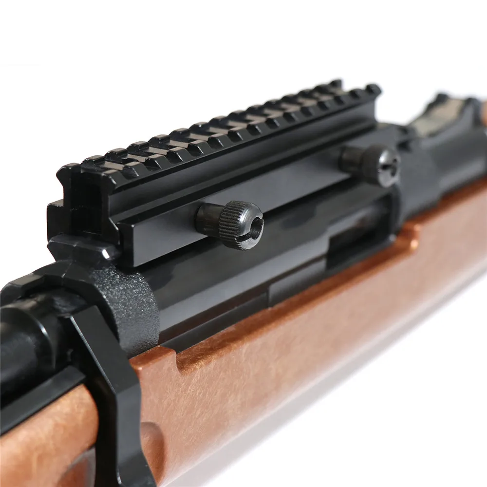 Винтовка Bipod 14 слотов Weaver Picatinny Rail Mount Riser Base caza accesorios Gun Adapter ласточкин хвост